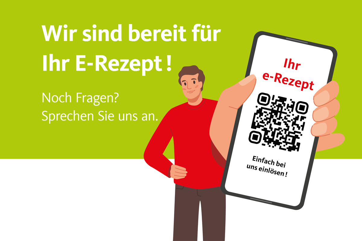 Wir sind bereit für Ihr e-Rezept!